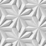 Mẫu hoa văn 3D in trên kính trang trí nội thất