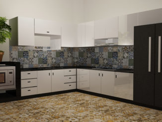 Mặt dựng hoa văn Mosaic
